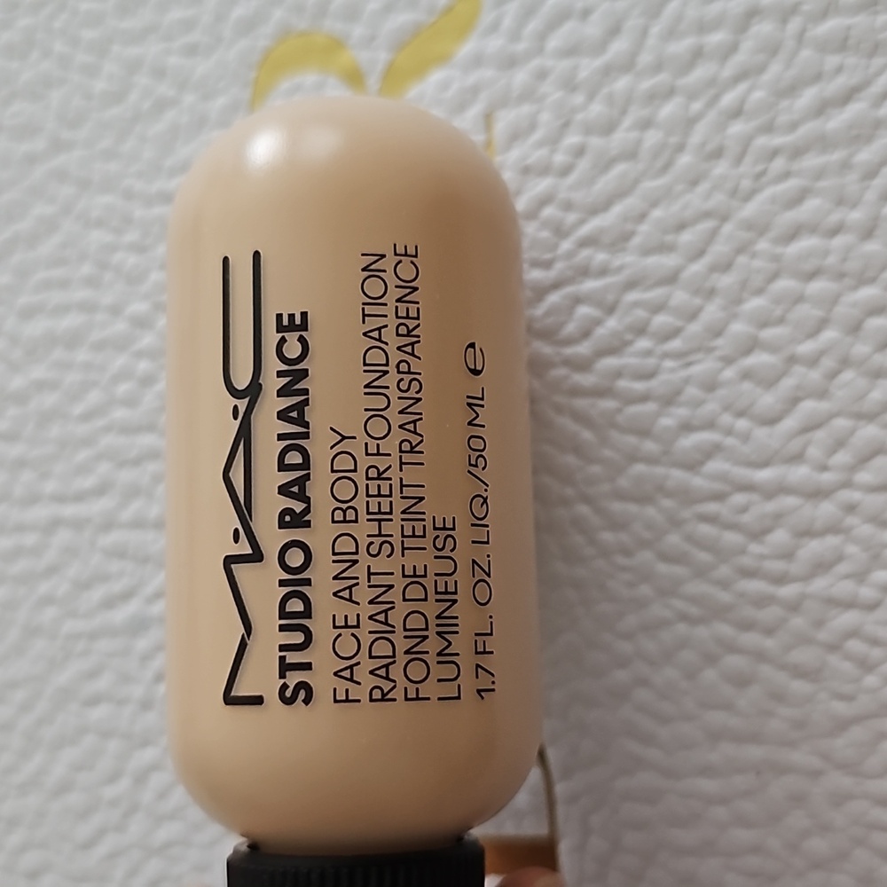New MAC studio radiance face and body sheer foundation